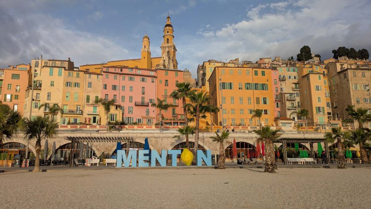 Sablettes beach, Menton